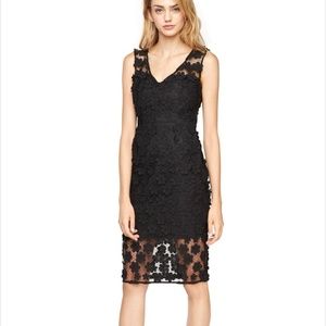 FLORAL APPLIQUE MARI DRESS